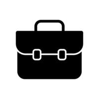 Briefcase icon on white background vector