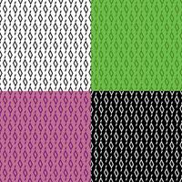 Set of geometric SEAMLESS patterns with rhombus. Ornates for decoration and printing on fabric. Design element. image vector