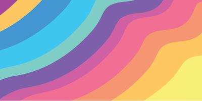 A colorful background with wavy lines vector