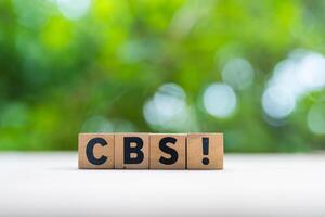 CBS is acronym Cell Broadcast Service, emergency warning system that sends a warning message directly to the screen of every mobile phone in the incident area via mobile signal towers. photo