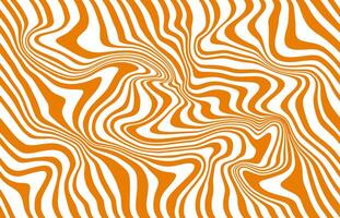 Swirl caramel pattern, seamless wavy background vector