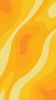 Abstract Orange and Yellow Wave Pattern Background Illustration vector
