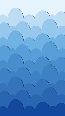 Abstract Blue Wave Pattern Illustration Background