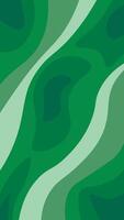 Abstract Green Wave Pattern Modern Digital Art Background vector