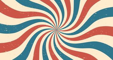 Retro circus sunlight rays layout, sunbeam burst. vector