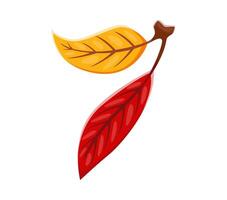 Autumn thanksgiving font tree leaf digit 7 seven vector