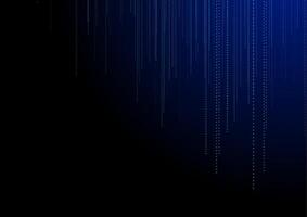 Abstract dark blue dotted lines pattern geometric background vector