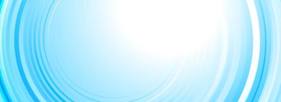 Blue minimal linear circles concept abstract tech background vector