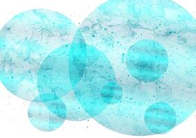 Blue circles and particles abstract tech grunge background vector