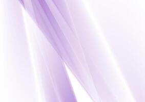 Violet white smooth glossy stripes abstract modern tech background vector