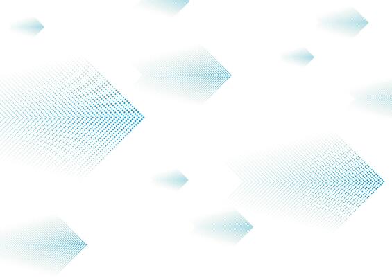 Abstract blue dotted arrows geometric art background
