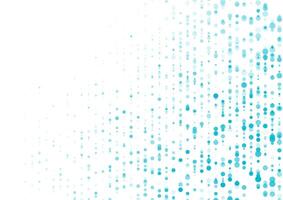 Bright blue dotted lines abstract background vector