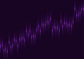 Abstract violet neon growing financial graph chart background vector
