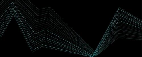 Bright blue minimal lines abstract background vector
