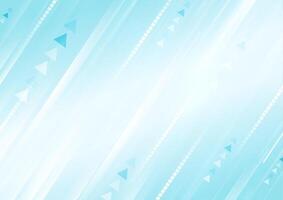 Technology minimal glossy blue background with stripes and arrows vector