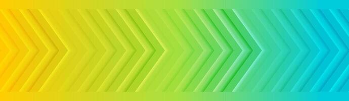 Multicolored minimal glossy arrows abstract luminous tech background vector