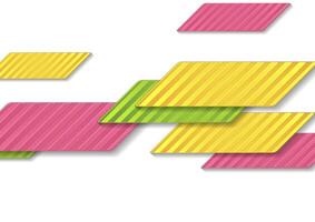 Multicolored minimal abstract art geometric tech background vector