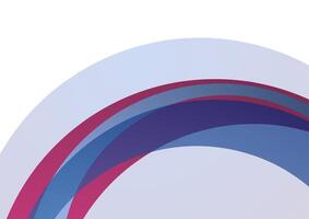 Blue and violet waves abstract modern geometry design vector