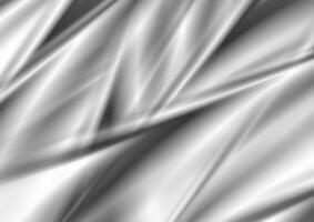 Grey white smooth glossy stripes abstract modern tech background vector