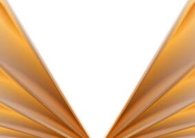 Modern abstract background with golden smooth stripes vector