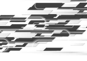Black white minimal abstract geometric tech background vector