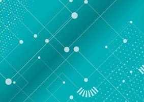 Abstract blue tech circuit board lines drawing graphic design vector