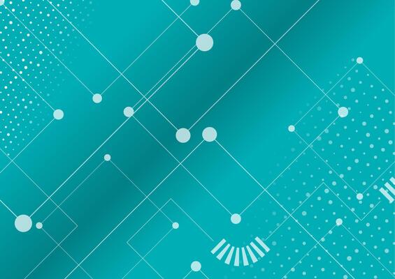 Abstract blue tech circuit board lines drawing graphic design