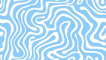 Psychedelic groovy water wave milk drink pattern vector