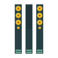 Retro technology and media icons including radios, tapes, and computers. vector