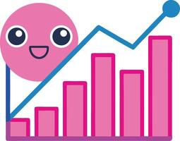 Informative Financial Chart Business Data Analysis vector