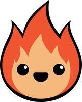 Isolated Fire Spark Graphic Bright Particle on White vector