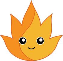 Energetic Flame Burst Fire Explosion Illustration vector