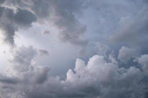 The sky when the storm is coming. photo