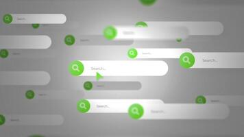 Search Bar Zoom In - Tech Animation video