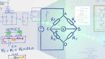 Floating Blueprint - Tech Animation video