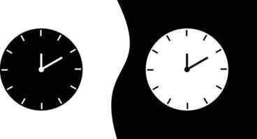 Clock icon isolated on white background. Time icon Clock icon vector