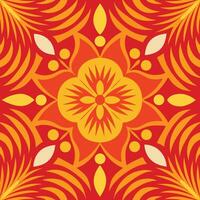 an abstract pattern with red and yellow colors vector