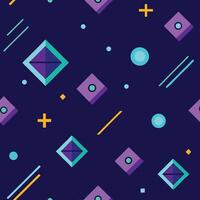 a pattern with geometric shapes and lines vector