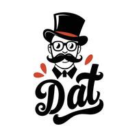 a logo for dat, a bar in new york city vector