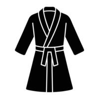 bathrobe icon in simple style illustration vector