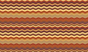 Seamless wavy stripes pattern in warm autumnal tones. Perfect for textile design, website backgrounds, or packaging. Evokes feelings of warmth, comfort, and fall. vector