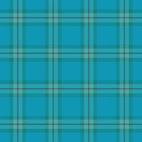 Classic plaid pattern in soothing teal hues. A seamless tileable texture evoking tradition and comfort. Versatile for backgrounds, textiles, and design projects. vector