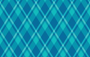Vibrant teal and blue diagonal plaid pattern. Perfect for textile design, website backgrounds, or any project needing a modern, geometric texture. vector