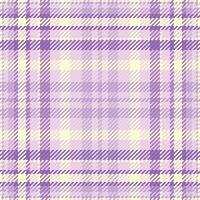 Pastel purple and cream plaid pattern. Perfect for textile designs, website backgrounds, or crafting projects. This soft, delicate texture evokes feelings of calm and serenity. vector