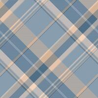 Drapery pattern check seamless, multicolored plaid texture fabric. Cover background textile tartan in pastel and light colors. vector
