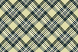 Elegant beige and navy plaid pattern. Perfect for textile design, apparel, or website backgrounds. This classic, timeless design evokes feelings of warmth and sophistication. vector
