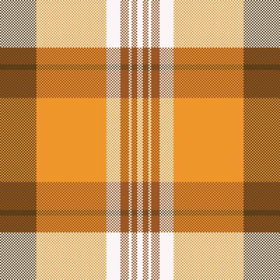 Warmtoned, pixelated plaid pattern. Perfect for backgrounds, textiles, or festive designs. Evokes autumn, cozy comfort, and rustic charm. Versatile and timeless.