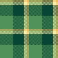 Elegant green and beige plaid pattern. Perfect for textile design, apparel, packaging, or website backgrounds. vector