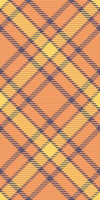 Dog tooth check tartan background, ceremony seamless plaid textile. Slim texture fabric pattern in orange and pastel colors.