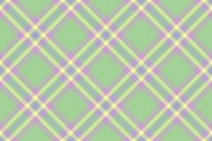 Pastel plaid pattern, light, airy, and colorful. Great for backgrounds, textiles, or design elements. Represents spring, Easter, or a cheerful, positive vibe. vector